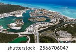 Cap Cana Marina aerial view.