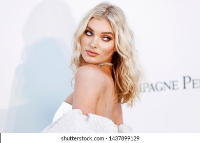 CAP D'ANTIBES, FRANCE - MAY 23: Elsa Hosk attends the amfAR Cannes Gala 2019 at Hotel du Cap-Eden-Roc on May 23, 2019 in Cap d'Antibes, France. 
