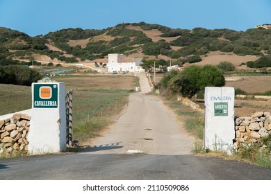 Cap De Cavalleria, Menorca, Spain, August 26 2021: Mahon Cheese Shop