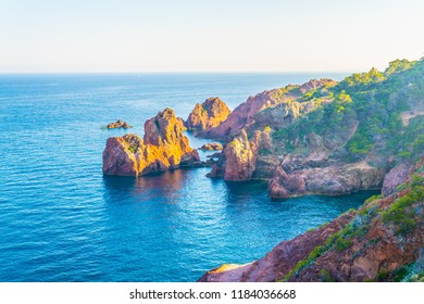 Cap Du Dramont In France
