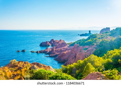 Cap Du Dramont In France
