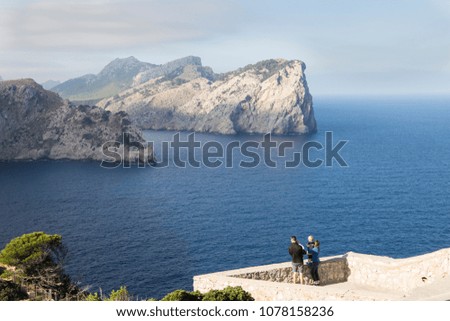 Similar – Cap Formentor from the air