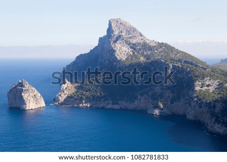 Similar – Cap Formentor from the air