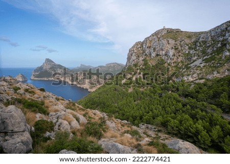Cap Formentor, tourist attraction in Mallorca Island, Spain Zdjęcia stock © 