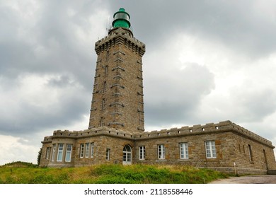 The Cap Fréhel Lighthouse Under A Cloudy Sky 