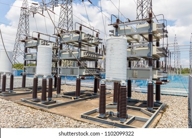 Capacitor Bank In High Voltage Substation