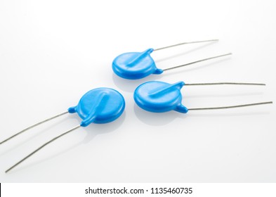 Capacitor In White Background