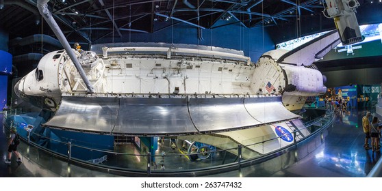 Cape Canaveral, Florida, USA - MARCH 20, 2015: NASA Kennedy Space Center Museum, A Quick Walk Around 