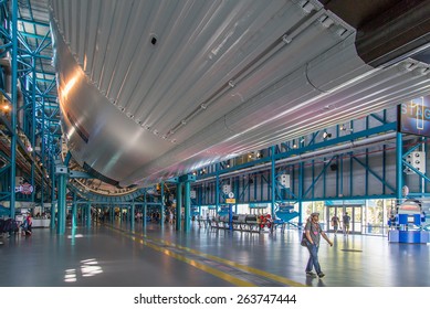 Cape Canaveral, Florida, USA - MARCH 20, 2015: NASA Kennedy Space Center Museum, A Quick Walk Around 