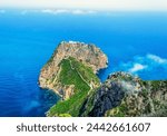 Cape Carbon is an Algerian cape located in the Wilaya of Béjaïa, north of the port of Béjaïa.
a lighthouse, built at a height of 220 m, the highest natural lighthouse in the world. 