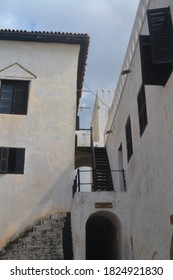 Cape Coast / Ghana - June 2011: Elmina Castle - The Historic Slave Trade Castle On The Atlantic Coast