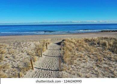 Cape Cod Beach Peek Aerial Ocean View