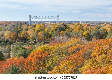 Cape Cod Canal On An Autumn Day