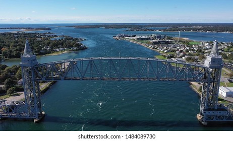 Cape Cod Canal Railroad Bridge Aerial