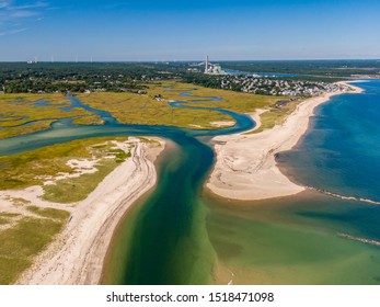 Cape Cod Sandwich Boardwalk From Air