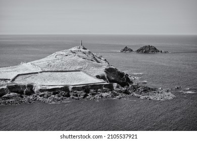 Cape Cornwall In Infrared England Uk 