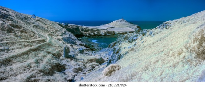 Cape Cornwall In Infrared England Uk 