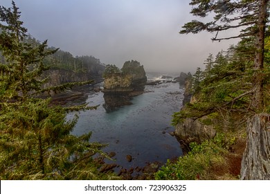 Cape Flattery, Makah Tribe Indian Reservation, Olympic National Park In Washington, USA