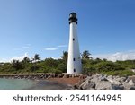 Cape Florida Light (1855), Cape Florida, Key Biscayne, Florida, USA