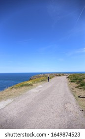 Cape Fréhel, France - July 02 2014: Road To The Cape