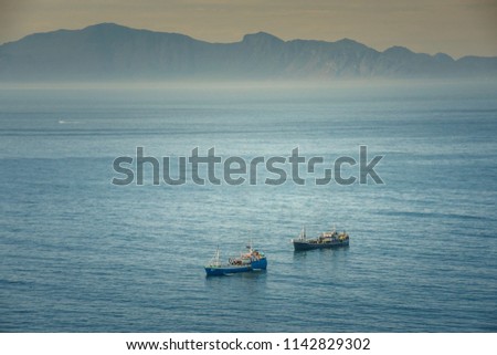 Similar – Image, Stock Photo Corfu morning Landscape