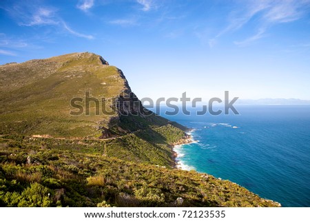 The Cape of Good Hope, adjacent to Cape Point, South Africa.