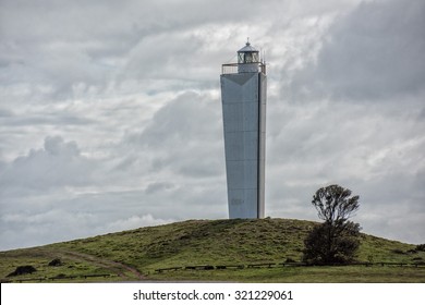 Cape Jervis Lighthouse On Windy Day