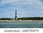 Cape Lookout Lighthouse in North Carolina, part of the Cape Lookout National Seashore Park