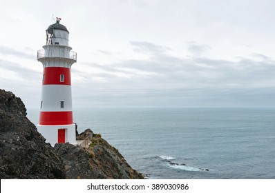 Cape Palliser lighthouse, Wairarapa, North Island, New Zealand - Powered by Shutterstock