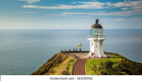 New Zealand Lighthouses Map Cape Reinga Lighthouse North Edge New Stock Photo 181050962 | Shutterstock