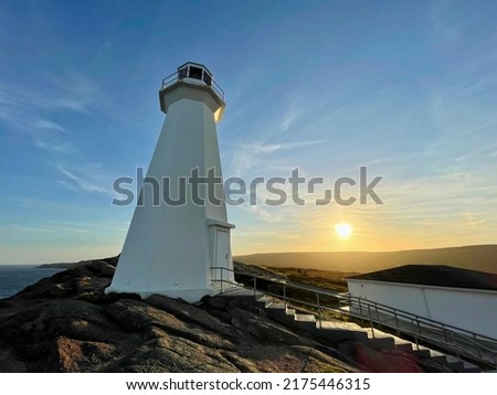 Cape Spear Historic Lighthouse near St John's, Newfoundland
