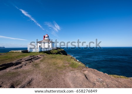 Cape Spear Lighthouse, Newfoundland, most eastern point in Canada
