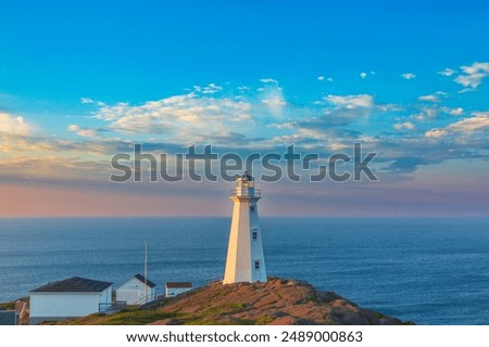 Cape Spear Lighthouse at sunset