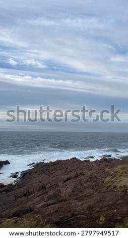 Cape spear viewpoint with ocean