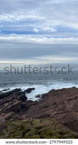 Cape spear viewpoint with ocean