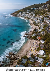 Cape Town Beach Clifton Aerial