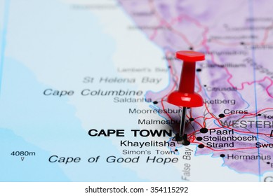 Cape Town Pinned On Map 260nw 354115292 