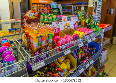 Cape Town, South Africa - October 2020: Kids Toys At A Convenience Store In Africa