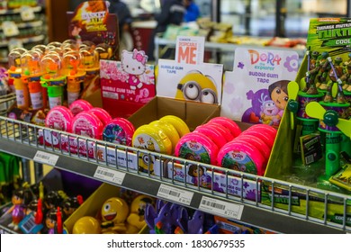 Cape Town, South Africa - October 2020: Kids Toys At A Convenience Store In Africa