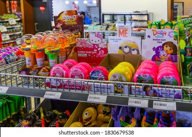 Cape Town, South Africa - October 2020: Kids Toys At A Convenience Store In Africa