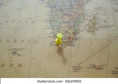 Cape Town (South Africa) Pinned On Map