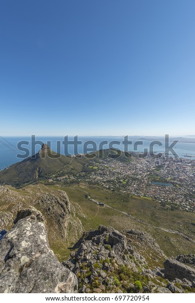 Cape Town\
Table Mountain view of Lions Head\
Peak