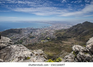 Cape town top view from Table mountain