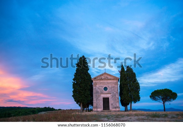 Capella Vitaleta Val Dorcia Tuscuny Italy Stock Photo Edit Now