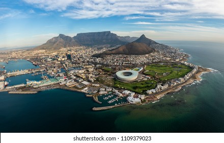 Capetown picture, taken from a helicopter scenic flight.