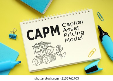 Capital Asset Pricing Model CAPM Is Shown Using A Text