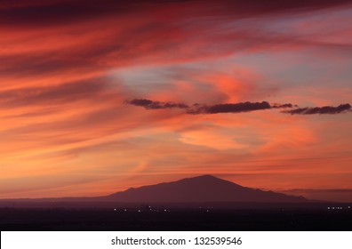 Capitan Mountains Located In New Mexico.