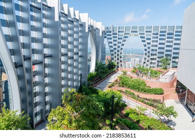 Capitaspring Sky Garden In Singapore . Singapore July 25 2022