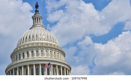 Capitol Building Dome Washington Dc United Stock Photo 109767998 ...