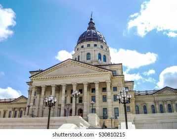 The capitol building in Topeka, Kansas